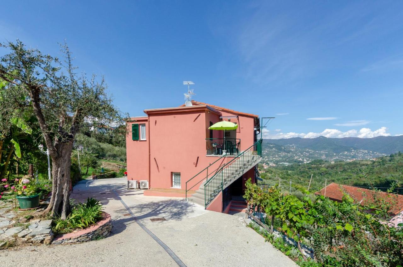 Alla Casa Rosa, Peaceful Apartment Surrounded By Greenery With Free Parking, Wifi & Air Conditioning Рапалло Екстер'єр фото