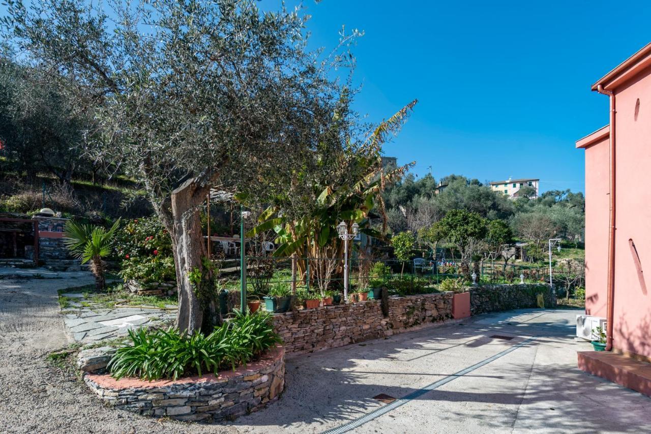 Alla Casa Rosa, Peaceful Apartment Surrounded By Greenery With Free Parking, Wifi & Air Conditioning Рапалло Екстер'єр фото