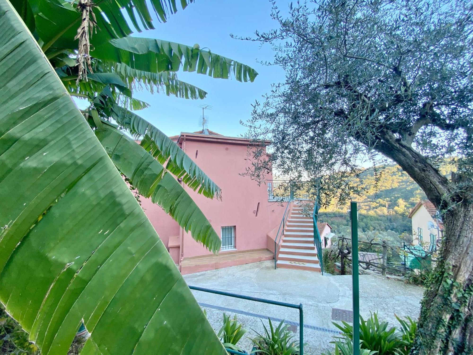 Alla Casa Rosa, Peaceful Apartment Surrounded By Greenery With Free Parking, Wifi & Air Conditioning Рапалло Екстер'єр фото