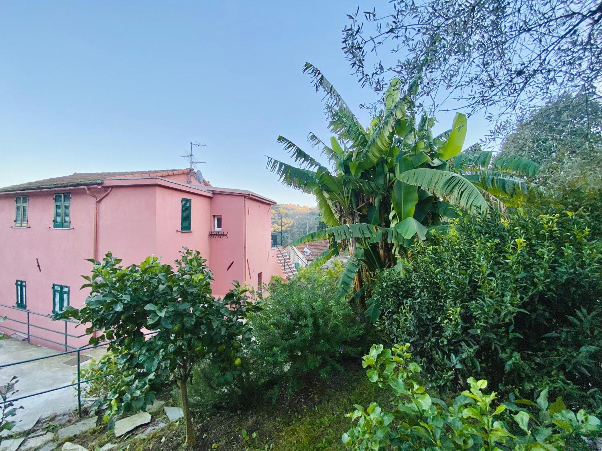 Alla Casa Rosa, Peaceful Apartment Surrounded By Greenery With Free Parking, Wifi & Air Conditioning Рапалло Екстер'єр фото
